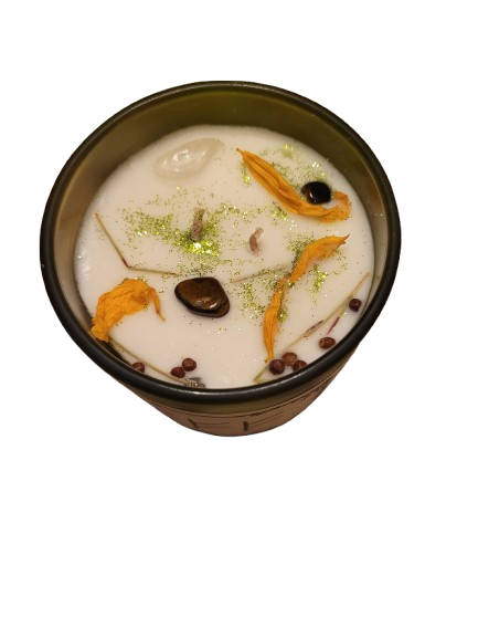 Fehu Rune Candle