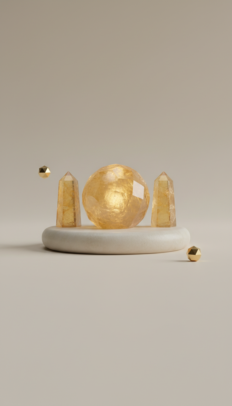 Golden Sun Crystal Set